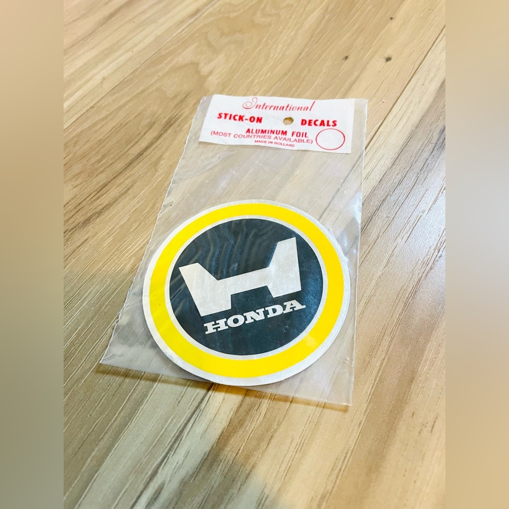 Vintage 80’s Honda stickers